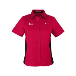 Alternative view of Track Women's Vintage Button Up Polo