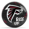 OTB NFL Atlanta Falcons Graffiti Wall Bowling Ball front view