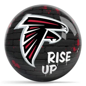OTB NFL Atlanta Falcons Graffiti Wall Bowling Ball front view