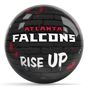 OTB NFL Atlanta Falcons Graffiti Wall Bowling Ball back view