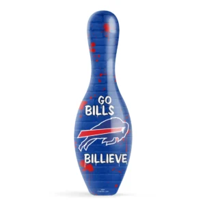 OTB NFL Buffalo Bills Graffiti Wall Bowling Pin front view