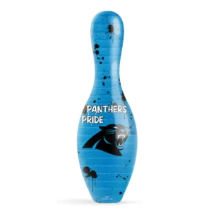 OTB NFL Carolina Panthers Graffiti Wall Bowling Pin front view