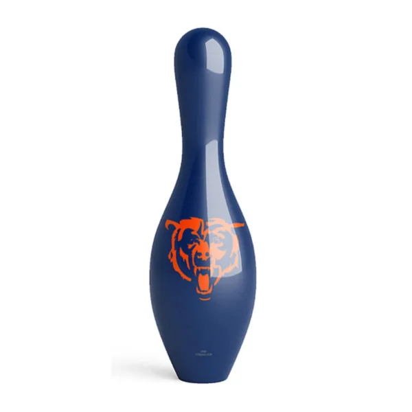 OTB NFL Chicago Bears Team Logo Bowling Pin back view