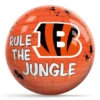OTB NFL Cincinnati Bengals Graffiti Wall Bowling Ball front view