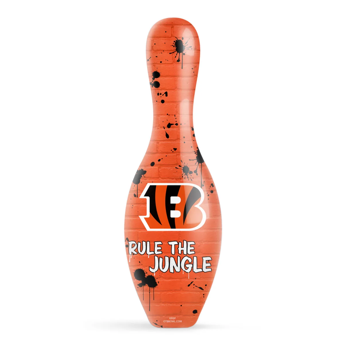 OTB NFL Cincinnati Bengals Graffiti Wall Bowling Pin