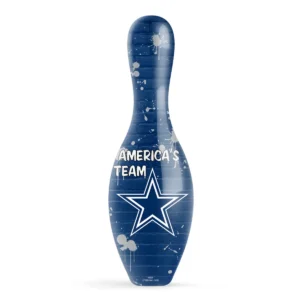OTB NFL Dallas Cowboys Graffiti Wall Bowling Pin front view