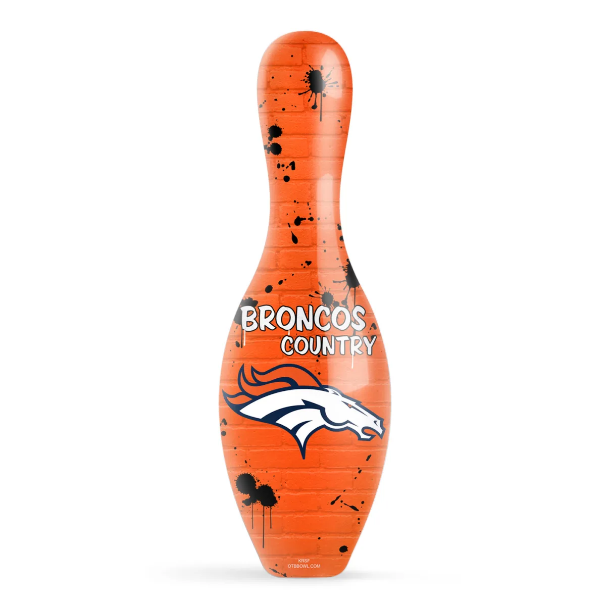 OTB NFL Denver Broncos Graffiti Wall Bowling Pin