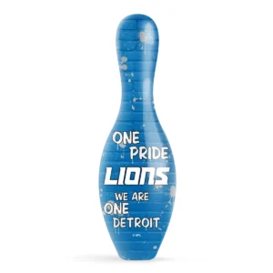 OTB NFL Detroit Lions Graffiti Wall Bowling Pin back view