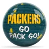 OTB NFL Green Bay Packers Graffiti Wall Bowling Ball back view