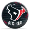 OTB NFL Houston Texans Graffiti Wall Bowling Ball front view