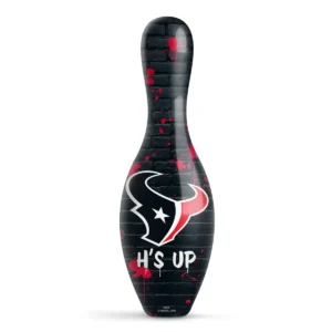 OTB NFL Houston Texans Graffiti Wall Bowling Pin front view