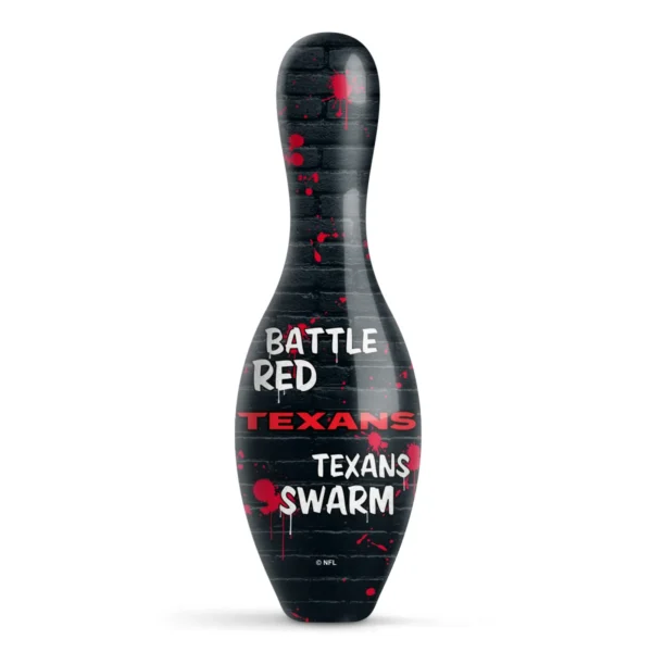 OTB NFL Houston Texans Graffiti Wall Bowling Pin back view