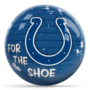 OTB NFL Indianapolis Colts Graffiti Wall Bowling Ball front view