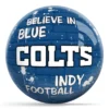 OTB NFL Indianapolis Colts Graffiti Wall Bowling Ball back view