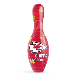 OTB NFL Kansas City Chiefs Graffiti Wall Bowling Pin front view