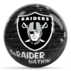 OTB NFL Las Vegas Raiders Graffiti Wall Bowling Ball front view
