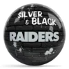 OTB NFL Las Vegas Raiders Graffiti Wall Bowling Ball back view