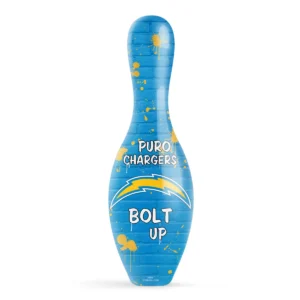 OTB NFL Los Angeles Chargers Graffiti Wall Bowling Pin front view