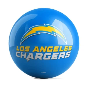 OTB NFL Los Angeles Chargers Team Logo Bowling Ball back view