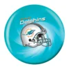 OTB NFL Miami Dolphins Helmet Swirl Bowling Ball back view
