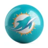 OTB NFL Miami Dolphins Team Logo Bowling Ball back view