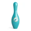 OTB NFL Miami Dolphins Team Logo Bowling Pin front view