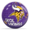 OTB NFL Minnesota Vikings Graffiti Wall Bowling Ball front view