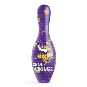 OTB NFL Minnesota Vikings Graffiti Wall Bowling Pin front view