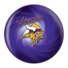 OTB NFL Minnesota Vikings Helmet Swirl Bowling Ball front view