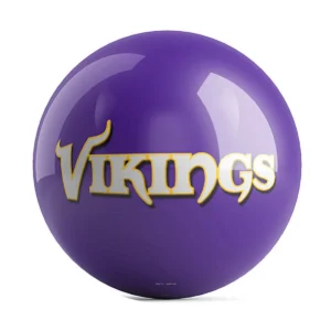 OTB NFL Minnesota Vikings Team Logo Bowling Ball front view