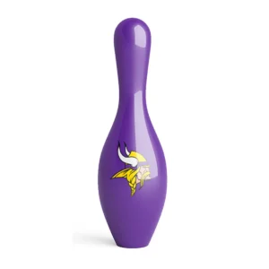 OTB NFL Minnesota Vikings Team Logo Bowling Pin front view