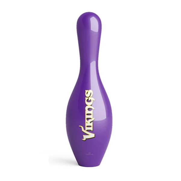 OTB NFL Minnesota Vikings Team Logo Bowling Pin back view