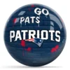 OTB NFL New England Patriots Graffiti Wall Bowling Ball back view