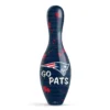 OTB NFL New England Patriots Graffiti Wall Bowling Pin front view
