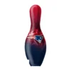 OTB NFL New England Patriots On Fire Bowling Pin front view