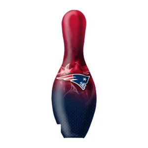 OTB NFL New England Patriots On Fire Bowling Pin front view