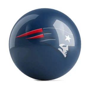OTB NFL New England Patriots Team Logo Bowling Ball back view