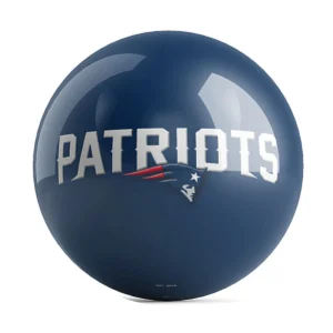 OTB NFL New England Patriots Team Logo Bowling Ball front view