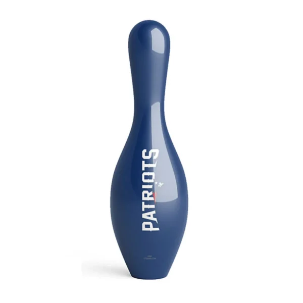 OTB NFL New England Patriots Team Logo Bowling Pin back view