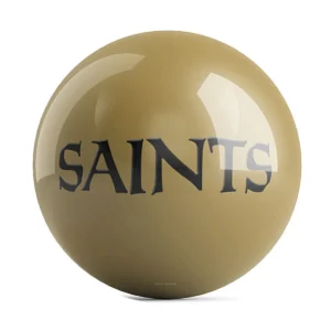 OTB NFL New Orleans Saints Team Logo Bowling Ball front view