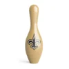 OTB NFL New Orleans Saints Team Logo Bowling Pin front view