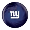 OTB NFL New York Giants Helmet Swirl Bowling Ball front view