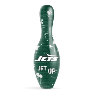 OTB NFL New York Jets Graffiti Wall Bowling Pin front view