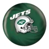 OTB NFL New York Jets Helmet Swirl Bowling Ball back view