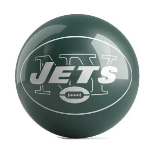 OTB NFL New York Jets Team Logo Bowling Ball back view