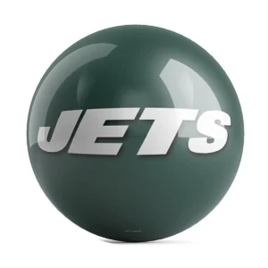 OTB NFL New York Jets Team Logo Bowling Ball front view
