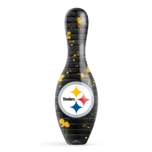 OTB NFL Pittsburgh Steelers Graffiti Wall Bowling Pin front view