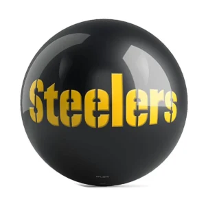 OTB NFL Pittsburgh Steelers Team Logo Bowling Ball front view