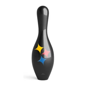 OTB NFL Pittsburgh Steelers Team Logo Bowling Pin front view