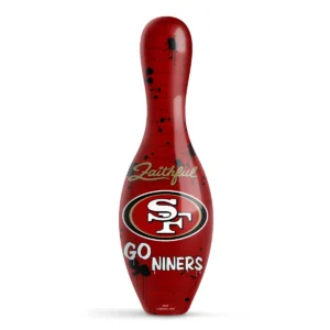 OTB NFL San Francisco 49ers Graffiti Wall Bowling Pin front view